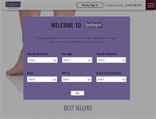 Tablet Screenshot of footlogix.com